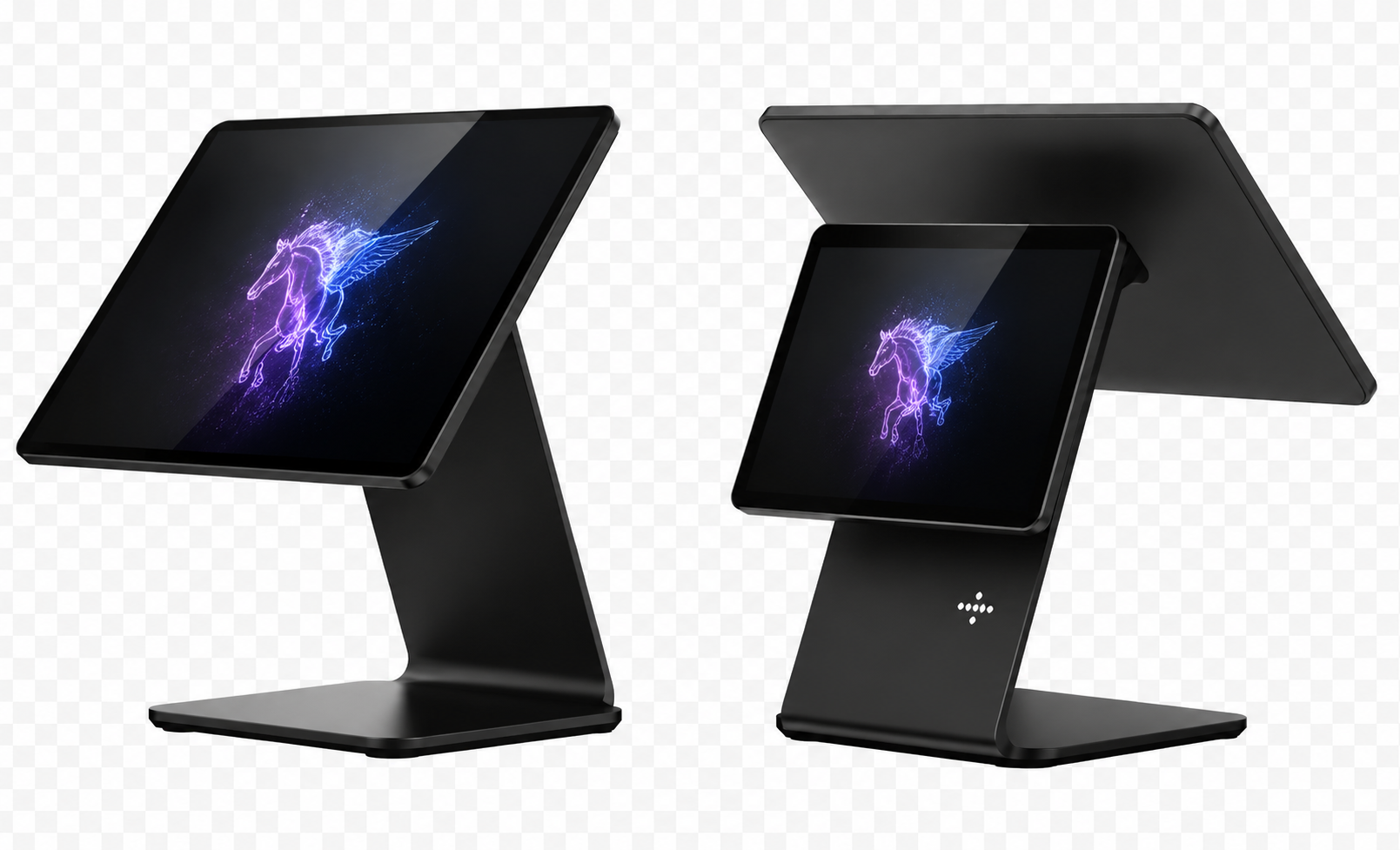 Dual-screen POS photo